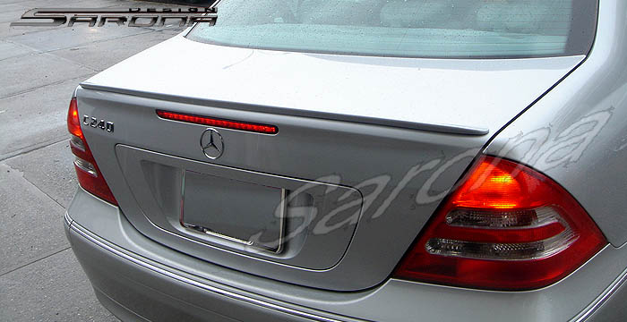 Custom Mercedes C Class  Sedan Trunk Wing (2001 - 2007) - $129.00 (Manufacturer Sarona, Part #MB-043-TW)